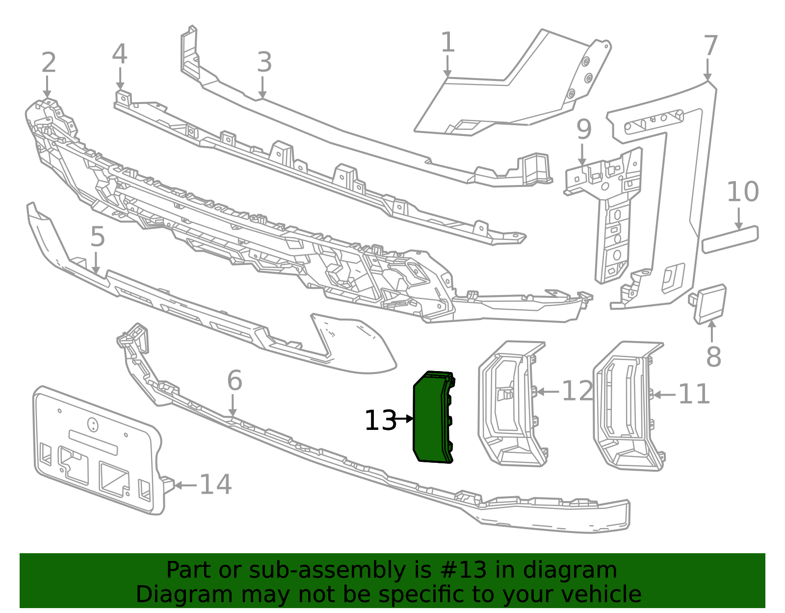 2024-2026 GMC Sierra 2500 HD Insert 85590732 GM | GMPartsDirect.com