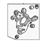 2063506609 - : Knuckle for Mercedes-Benz Image