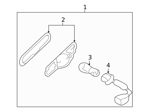 Side Marker Lamps for 2001 Hyundai Elantra #1