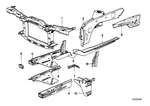 41111966553 - Bodywork: Covering Plate Left for BMW Image