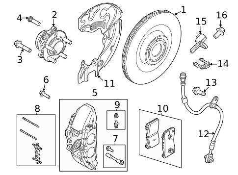 Hardware, Fasteners & Fittings for 2021 Ford Mustang Mach-E #1