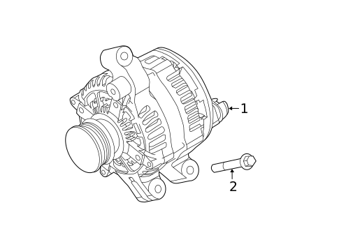 Alternator for 2012 Ford Explorer #1