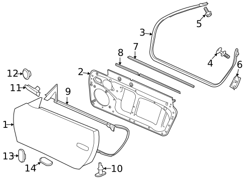 Doors for 2008 Porsche Boxster #0