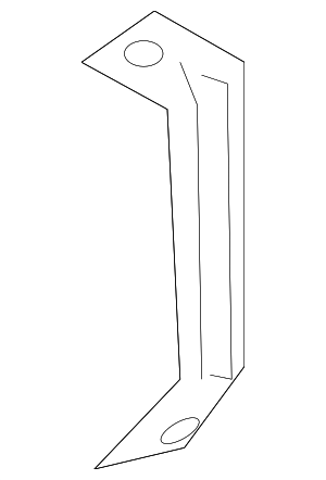 99650563903 - : Bumper Cover Heat Shield Bracket for Porsche Image