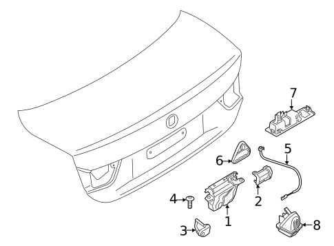 Trunk for 2015 BMW 428i #0