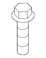 1125406206B - Body: Bumper Cover Bolt for Genesis: Electrified G80, Electrified GV70, G70, G80, G90, GV60, GV70, GV80, GV80 Coupe | Hyundai: Accent, Azera, Elantra, Elantra Coupe, Elantra GT, Equus, Genesis, Genesis Coupe, Ioniq, Ioniq 5, Ioniq 6, Kona, Kona Electric, Kona N, Palisade, Santa Cruz, Santa Fe, Santa Fe Sport, Santa Fe XL, Sonata, Tiburon, Tucson, Veloster, Veloster N, Venue Image