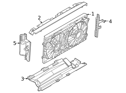Cooling Fan, Clutch & Motor for 2025 INFINITI QX80 #0