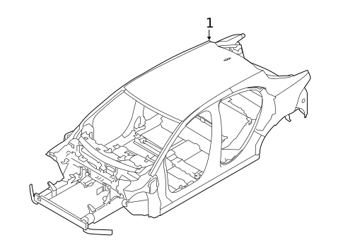 Body Shell for 2020 Jaguar I-Pace #0