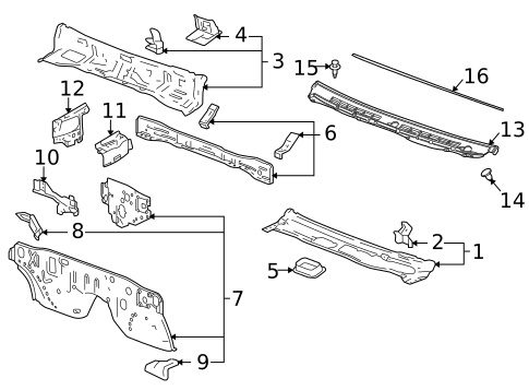 Cowl for 2006 Isuzu i-280 #0