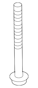 13207351 - Steering: Gear Assembly Bolt for Saturn: Astra Image