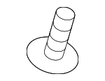 PAF008243 - Body: Striker Screw for Porsche: 718 Boxster, 718 Cayman, 718 Spyder, 911, Boxster, Cayman, Taycan Image