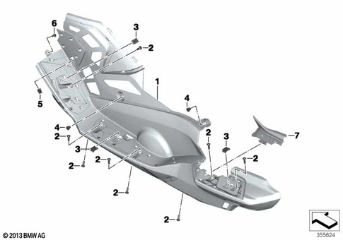 Motorcycle Trim Section, Windshield for 2011 BMW-Motorrad C 650 GT #6