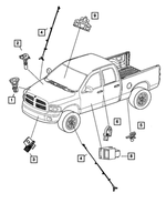 5183003AA - Electrical: Anti-lock Brakes Sensor Kit for Mopar Image
