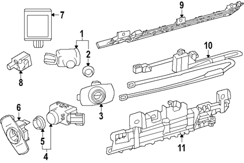 Electrical Components for 2025 Lexus TX550h+ #1