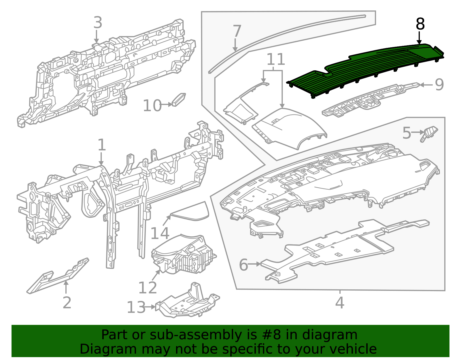 2024-2026 Chevrolet Silverado EV Extension 85015186 | OEM Parts Online