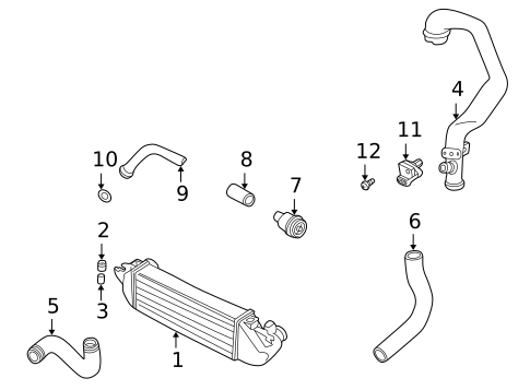 Intercooler for 2001 Saab 9-3 #0