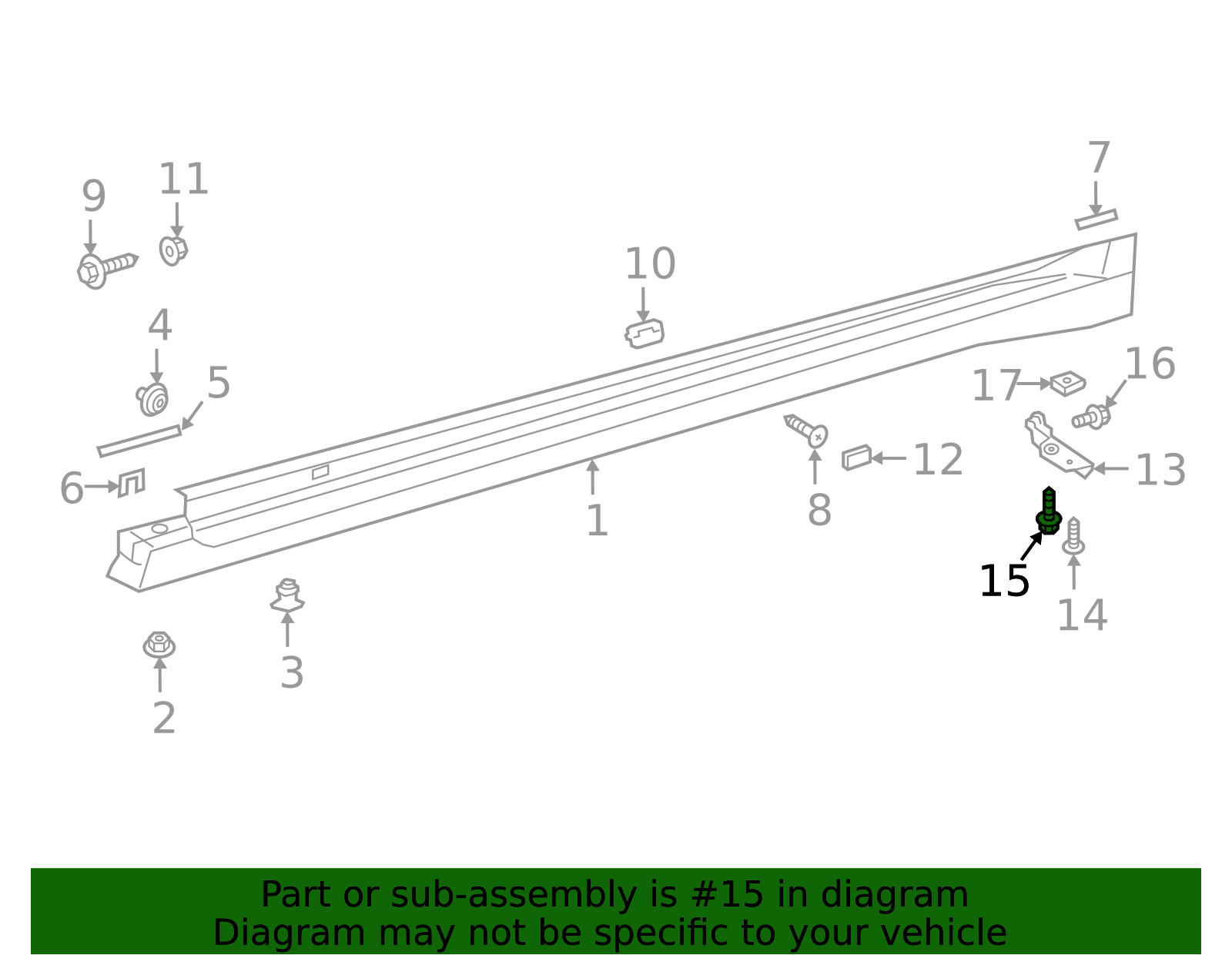 90159-A0059 - Deflector Screw 2019-2025 Lexus | Longo Lexus Parts