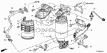 90001RNAA00 - Engine: BOLT, FLANGE (8X27) for Honda Image