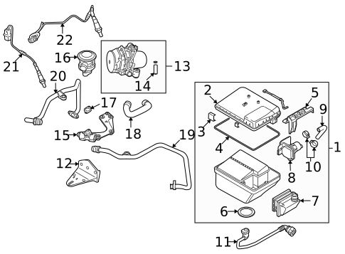 Emission Components for 2012 Porsche Boxster #0