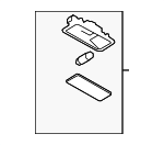 BHN951310A75 - Electrical: Dome Light for Mazda Image