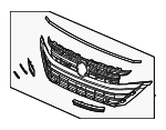 3G8853651ARZLL - : 2021 Volkswagen Arteon - Grille Assembly for Volkswagen: Arteon Image
