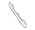 3G8853460B2ZZ - Body: Molding for Volkswagen Image