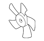 1355A095 - Cooling System: Fan Blade for Mitsubishi Image