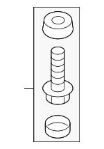 8W0498502A - Steering: Steering Column Mount Kit for Audi Image