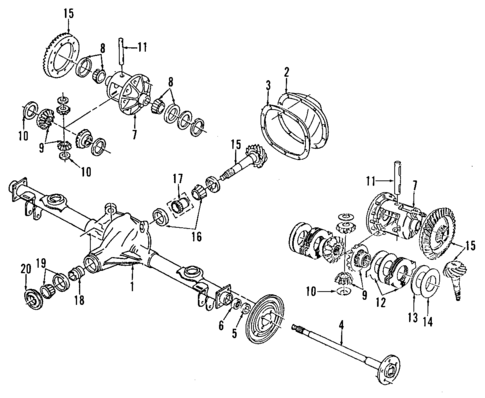 Differential for 1996 Chevrolet Impala #0