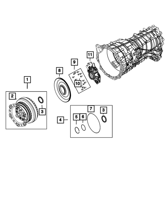 68730120AA - : Transmission Seal Kit for Mopar Image