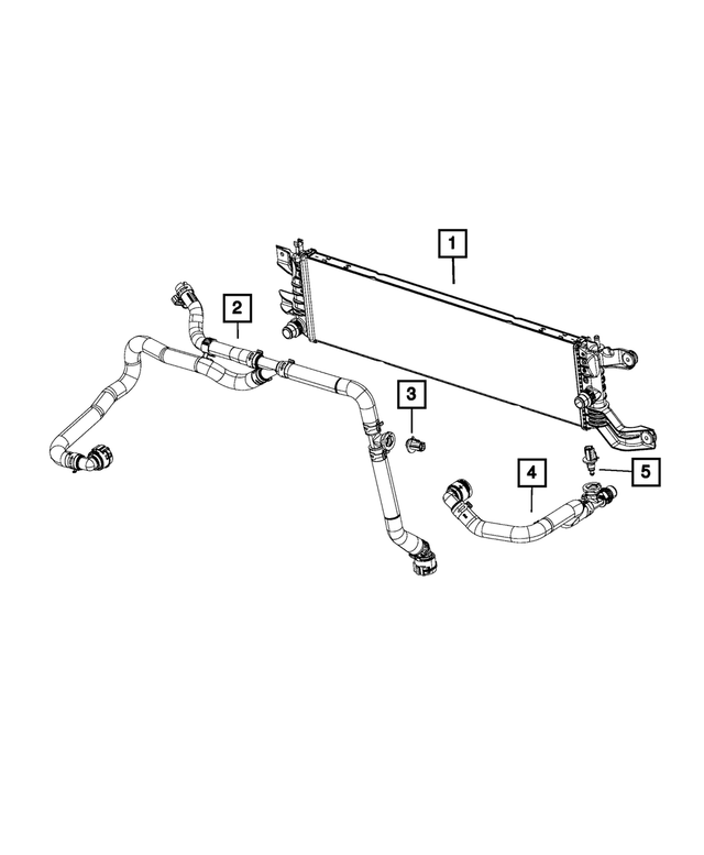 68516309AA - Cooling: 3 Way Connector for Mopar Image image