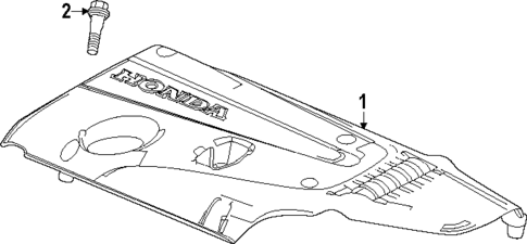Engine Appearance Cover for 2025 Honda Civic #0