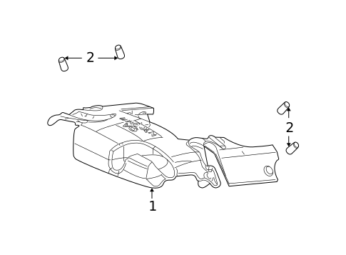 Engine Appearance Cover for 2000 Lincoln LS #0