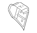 1K9813564 - Body: Rear Body Reinforcement for Volkswagen Image