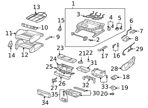 Front Seat Components for 2005 Audi A4 Quattro #8