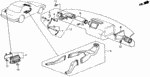93903253G0 - Electrical/Exhaust/Heater/Fuel: SCREW, TAPPING (5X16) for Honda Image