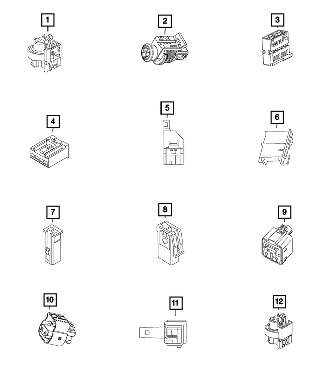 « 68235748AA – Electrical : Electricité Connecteur, États-unis, Canada, Mexique pour Mopar Image »