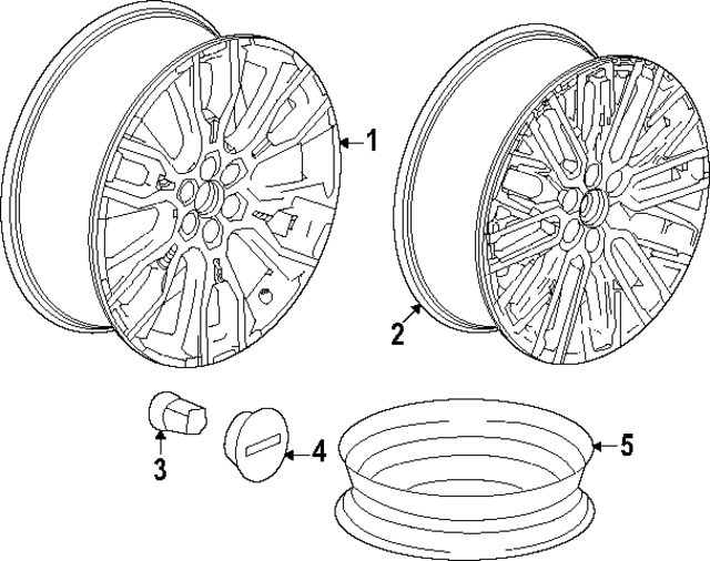 26414496 - : Wheel, Alloy for GMC: Acadia Image