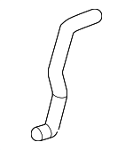 165710P130 - Cooling System: Lower Hose for Lexus: RX350 Image