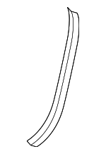 1K6833300J - Body: Rear Retainer for Volkswagen: Golf, GTI, Rabbit Image