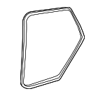 1K6867911E9B9 - Body: Weather-strip On Body for Volkswagen: Golf, GTI, Rabbit Image