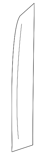 1K6833389A - Body: Front Retainer for Volkswagen: Golf, GTI, Rabbit Image