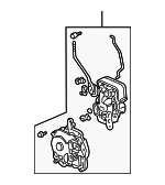 72110S2AA01 - Body: Lock Assembly for Honda: S2000 Image