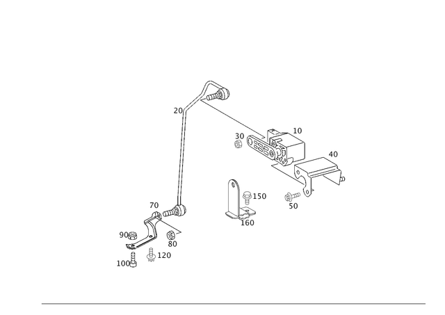 5608 - Rear Axle: Screw for Mercedes-Benz Image image