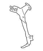 18328664540 - Exhaust: Converter &amp; Pipe Bracket for BMW: 540i, 540i xDrive, 740i, 740i xDrive, 745e xDrive, 840i, 840i Gran Coupe, 840i xDrive, 840i xDrive Gran Coupe, M240i, M240i xDrive, M340i, M340i xDrive, M440i, M440i Gran Coupe, M440i xDrive, M440i xDrive Gran Coupe, X3, X4, X5, X6, X7, Z4 Image