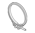 18328612537 - Exhaust: Converter &amp; Pipe Clamp for BMW: 340i, 340i GT xDrive, 340i xDrive, 440i, 440i Gran Coupe, 440i xDrive, 440i xDrive Gran Coupe, 540i, 540i xDrive, 640i xDrive Gran Turismo, 740i, 740i xDrive, 745e xDrive, 840i, 840i Gran Coupe, 840i xDrive, 840i xDrive Gran Coupe, M2, M240i, M240i xDrive, M340i, M340i xDrive, M440i, M440i Gran Coupe, M440i xDrive, M440i xDrive Gran Coupe, X3, X4, X5, X6, X7, Z4 Image