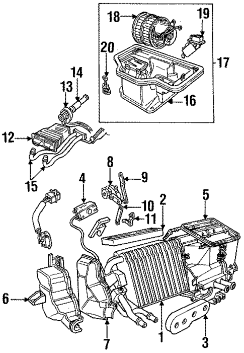 Blower Motor & Fan for 1998 Saab 900 #0