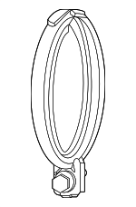 18307606136 - Engine: Turbocharger Clamp for BMW Image
