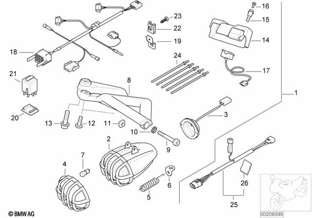 63217160779 - Lights: Bulb - 12V 55W H3 for BMW-Motorrad Image