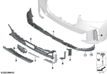 51115A1AF32 - : Bumper Trim Bottom for BMW Image